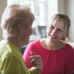 carer providing support to respite client
