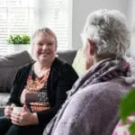 live in care client and carer