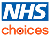 NHS choices blue and white logo
