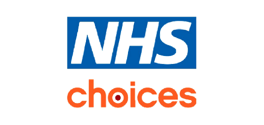 NHS choices blue and white logo