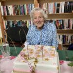 The good care group client celebrating her 100th birthday